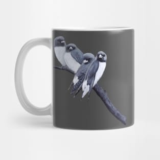 swallows all in a row Mug